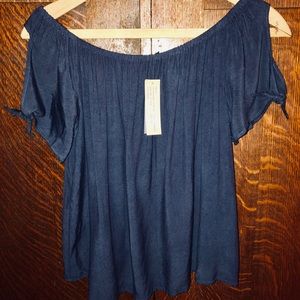 D&KADE, New With Tags, Navy Short Sleeve Shirt